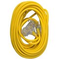 Master Electronics Master Electrician 04188ME 12-3 3 Out Extension Cord - 50 ft. 491412